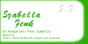szabella fenk business card